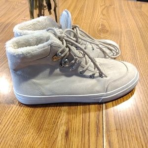 Divided Suede Hi-Top's